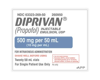 Propofol Sticker – CRNA Gift, New Grad Nurse, ICU Nurse, Anesthesia Provider
