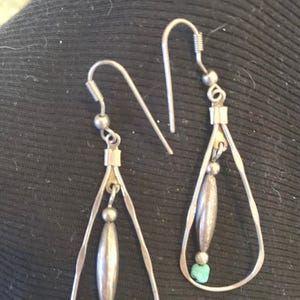 Sterling Silver and Turquoise Earrings