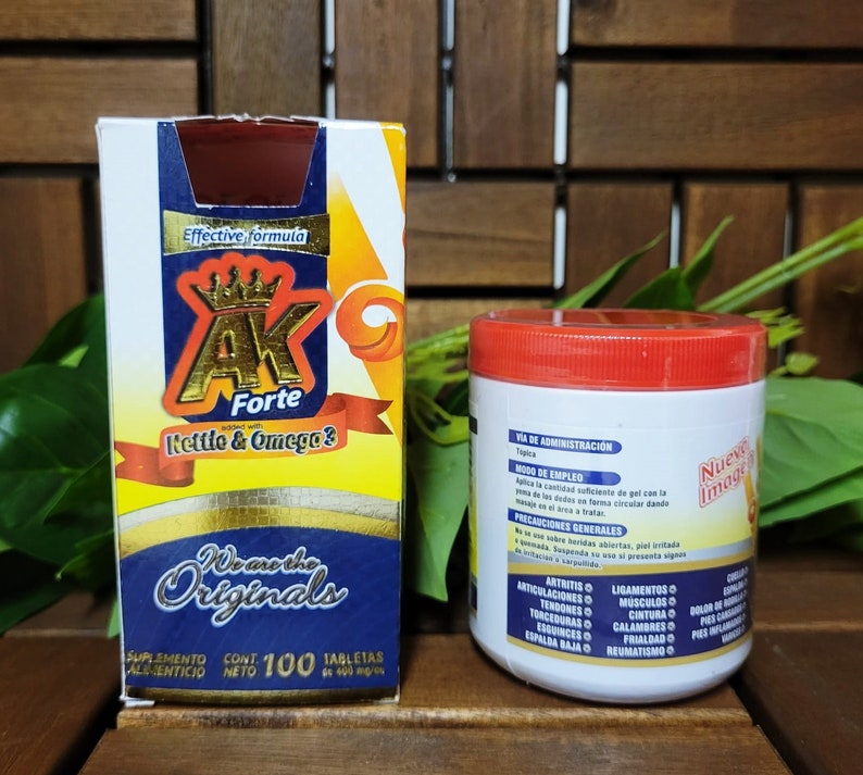 AK Forte With Ortiga Y Omega combo 2 Pack Tabs Gel Etsy