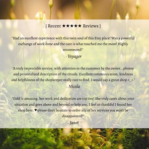May include: A screenshot of positive customer reviews for an Etsy shop. The reviews highlight the shop owner's excellent communication, personalized service, and dedication to customer satisfaction.