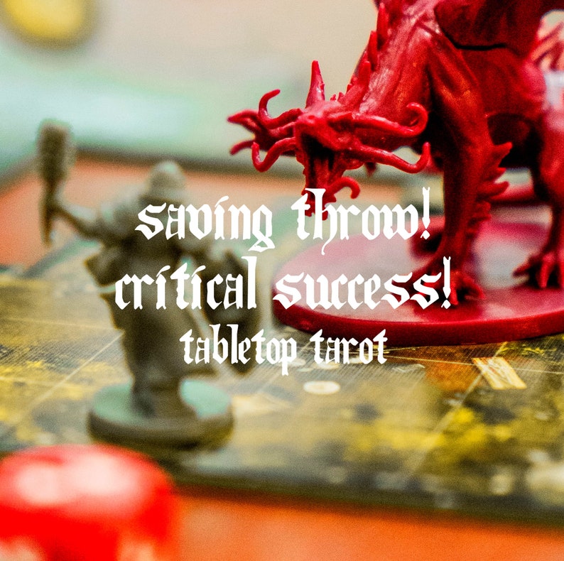 Saving Throw Critical Success Dnd Themed Tarot Reading Etsy Australia