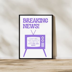 Olivia Rodrigo Vampire Print, Olivia Rodrigo Wall Art Modern Poster Print, Olivia Rodrigo Print, Olivia Rodrigo Poster, Guts Olivia Rodrigo