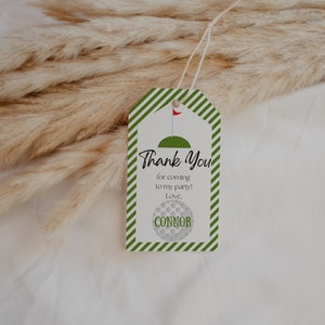 Editable Golf Favor Tag Template, Golf Favor Tag, Instant Download, Digital Image, KP72
