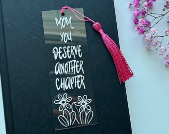 Marque-pages en acrylique | Inspiré de la fête des mères | Signets | Maman mérite un autre marque-page | Cadeaux | Cadeaux pour maman | Cadeaux pour elle |