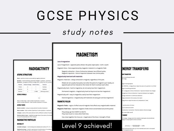 Physics revision, GCSE and A Level Physics Revision