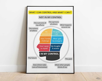 Poster pour la classe : ce que je peux contrôler (téléchargement numérique)