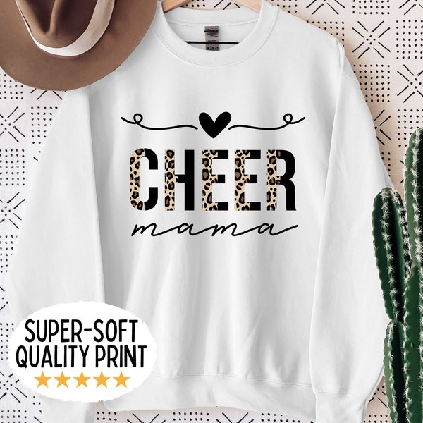 Cheer mama sweatshirt, cheer mom sweatshirt, women's sweatshirt for cheerleading mom, cute cheer mama sweatshirt