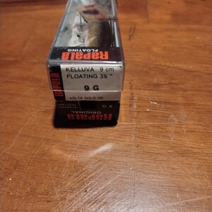 Leurre Vintage Rapala Wobbler CD-9G - Boîte D'origine Et Papiers - 3,5 Pouces