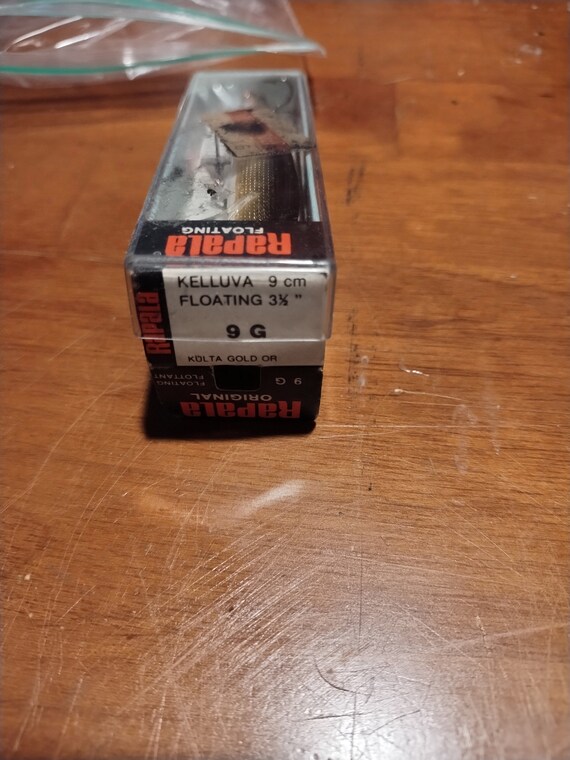 Leurre Vintage Rapala CD-9G - Wobbler Original Finlandais, Boîte Et Papiers