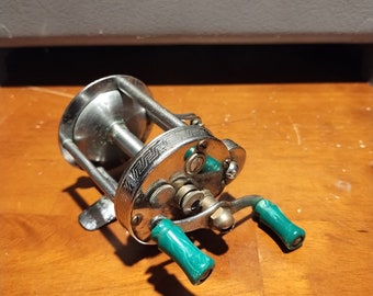 Pflueger Akron No. 1893 Fishing Reel - Early 1900's Metal Bait