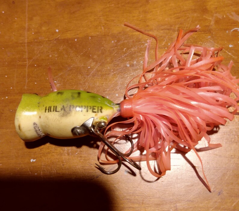 Leurre De Pêche Vintage Hula Popper - Pour Pêche En Surface