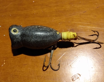 Vintage Fred Arbogast Hula Popper Fiskedrag