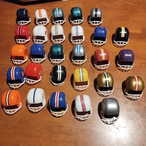Vintage 1980s NFL Mini Helmets - Etsy Vintage 1980s NFL Mini Helmets - Etsy