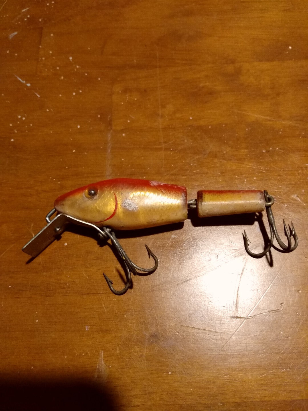 Leurre Vintage L&S MirrOlure 52M21 - Plomb, Avec Boîte D'origine - Neuf Jamais Utilisé