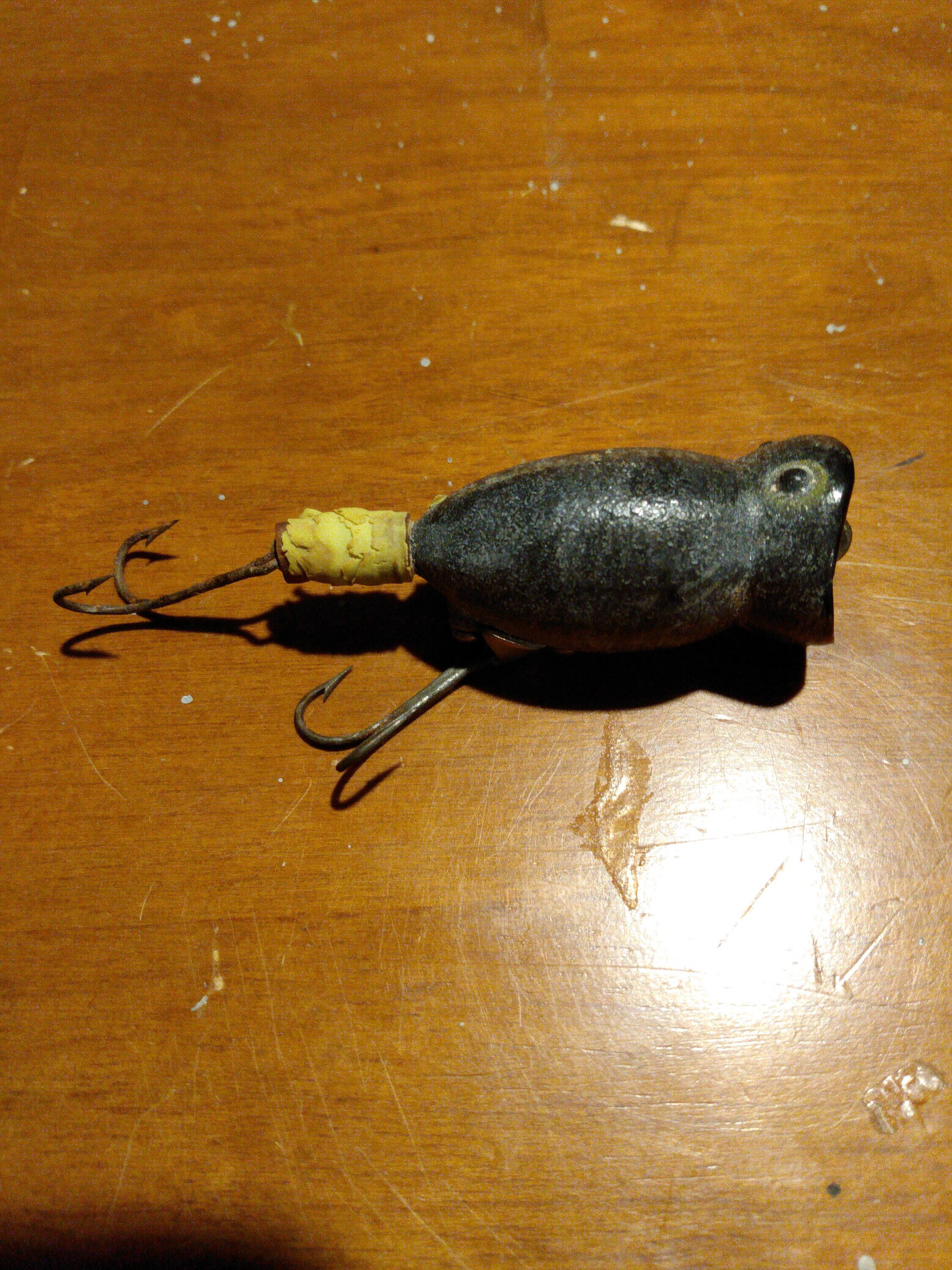 Leurre De Pêche Vintage Fred Arbogast Hula Popper 3/8 Oz
