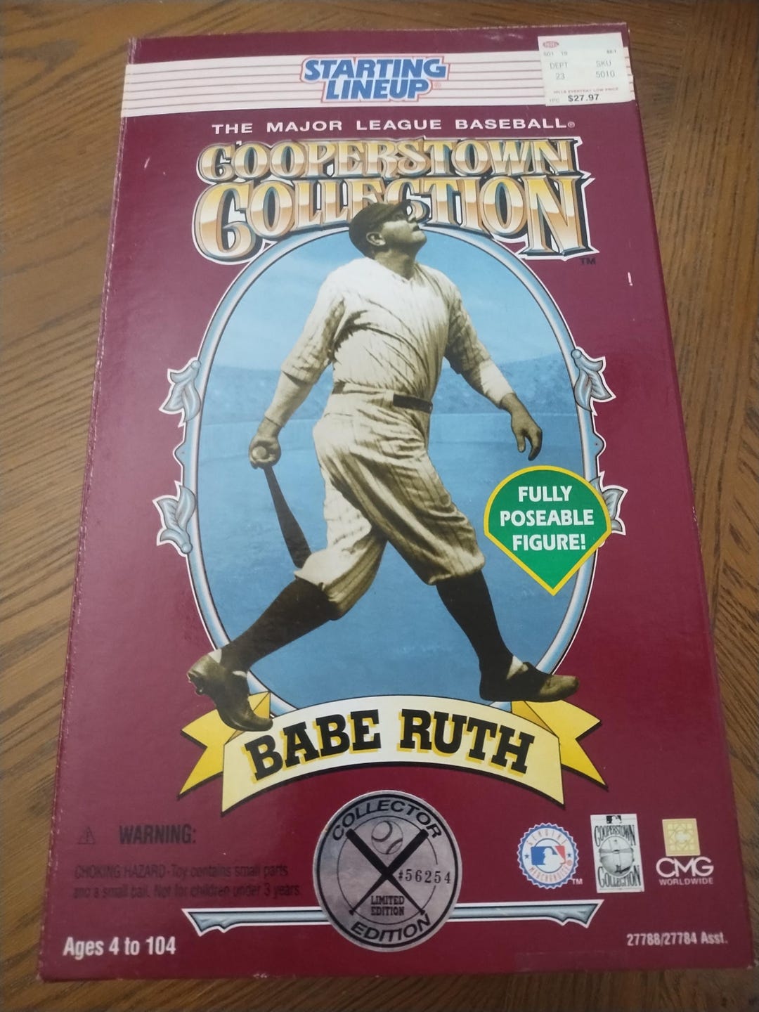 Babe Ruth Starting Lineup Figure - Etsy