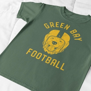 Green Bay Football Golden Retriever T-Shirt, Dog Lover Gift for Green Bay Packers fans