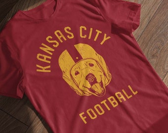 Kansas City Football Labrador T-Shirt, Dog Lover Gift for Chiefs fans