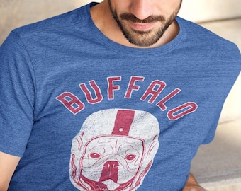 Buffalo Football French Bulldog T-Shirt, Dog Lover Gift for Buffalo Bills fans