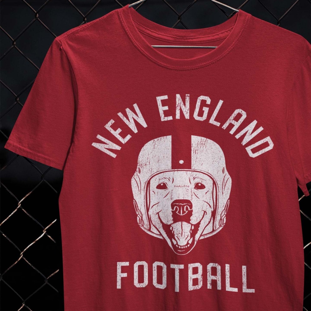New England Football Labrador T-Shirt, Dog Lover Gift For New England Patriots Fans Onlytee