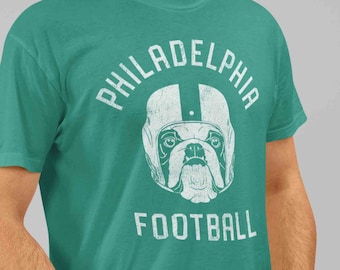 Philadelphia Football English Bulldog T-Shirt, Dog Lover Gift for Philadelphia Eagles fans