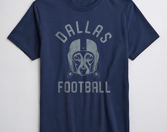 Dallas Football Dachshund T-Shirt, Dog Lover Gift for Dallas Cowboys fans