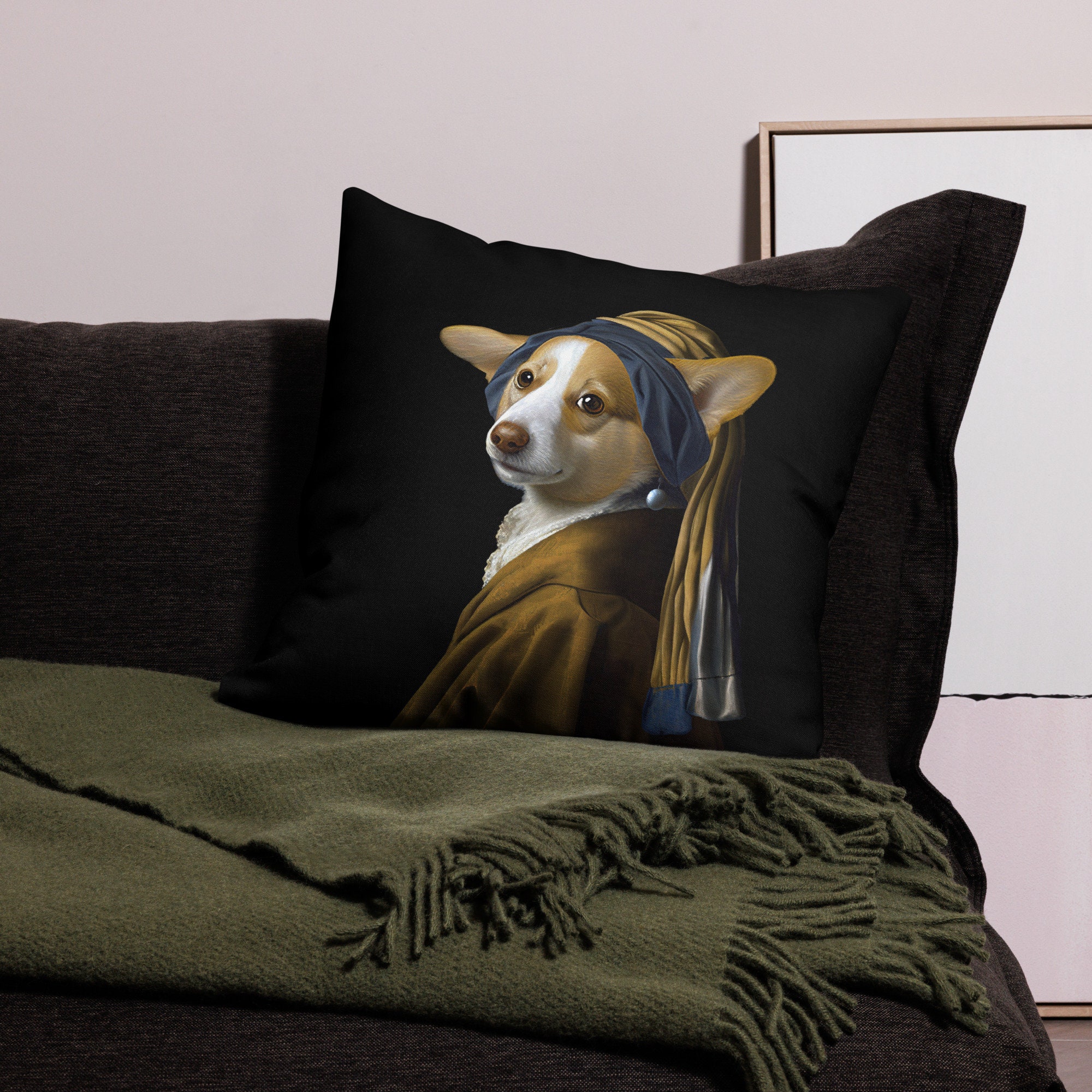 Corgi throw pillow hotsell