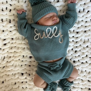 Newborn Baby Sweater Etsy