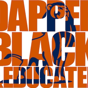 Dapper Black and Educated Langston University svg/Langston Lions svg/Black man svg/Melanin svg/African American man svg/BAE svg/HBCU png