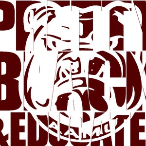 Pretty Black and Educated Alabama A&M svg/AAMU Bulldogs svg/Black women svg/Melanin svg/Bae svg/Black Queen svg/Homecoming