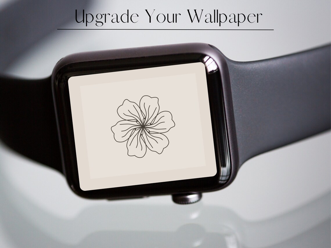 Floral Wallpaper for Apple Watch Smart Watch Wallpaper Apple Etsy