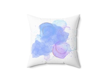 Blue Relax Pillow | Watercolor Pillow | Couch Pillow | Couch Cushion | Living Room Decor | Accent Pillow | Decorative Pillow