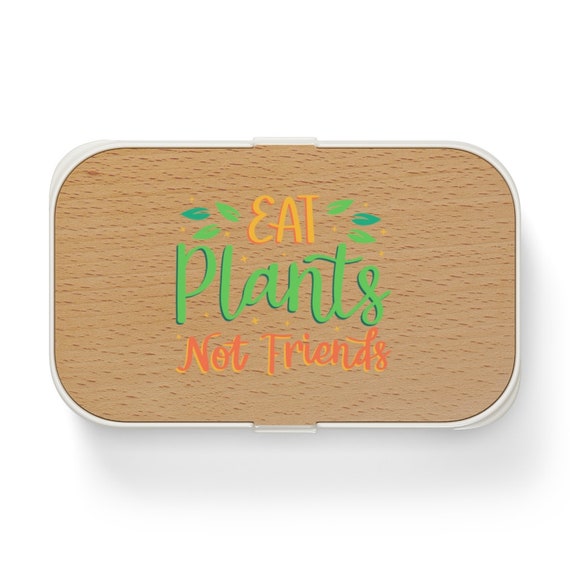 Eat Plants Not Friends Bento Lunch Box Bento Box for Vegans Etsy