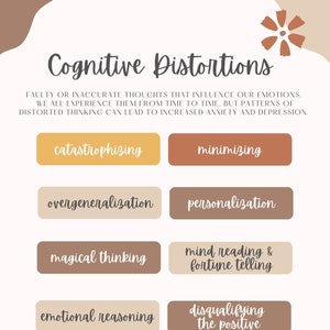 Cognitive Distortions INSTANT DOWNLOAD PDF