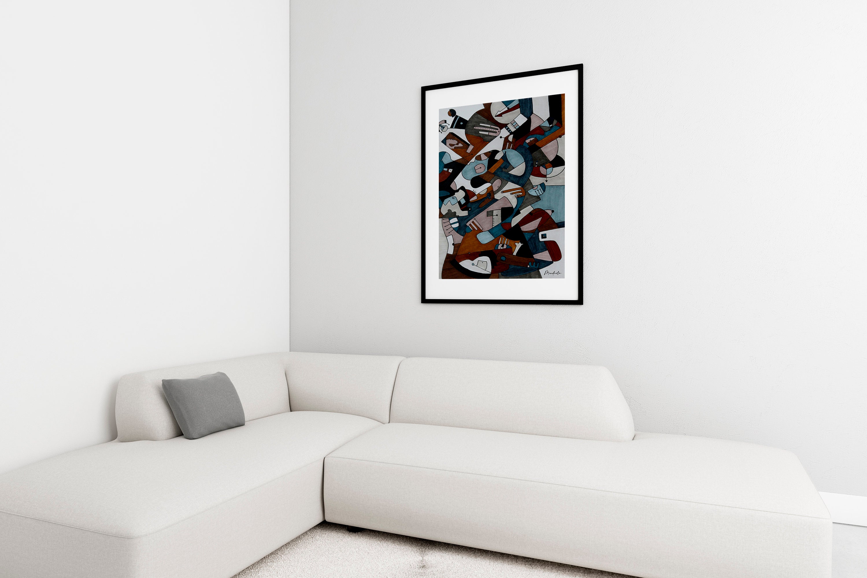 Large Printable Abstract Art, Abstract Painting, Printable Abstract, Abstract Art Print, Instant ...