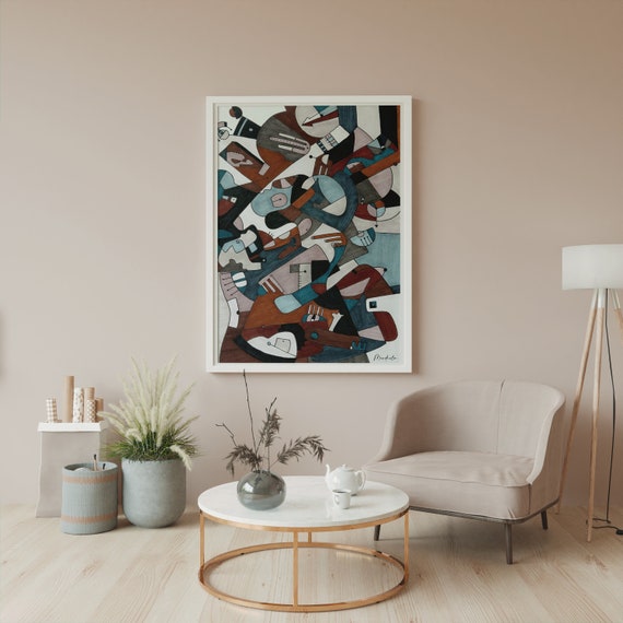 Large Printable Abstract Art Abstract Painting Printable - Etsy