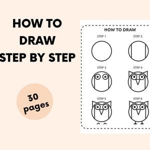 Drawing for Beginners Book by Dorothy Furniss Learn How to Draw Step by  Step Guide to Drawing for Adults Kids PDF Ebook Instant Download PDF 
