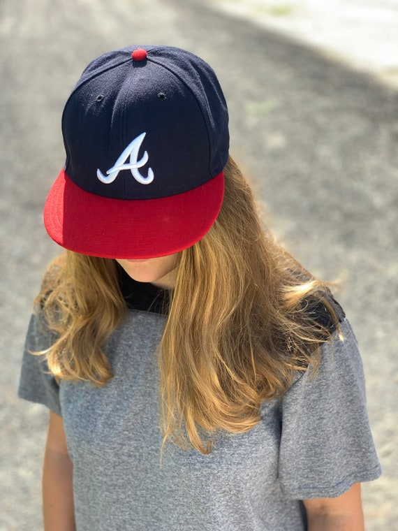 Atlanta Braves Flat Bill Hat Size 7.5 -  Singapore