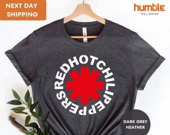 Red Hot Chili Peppers Shirt, Black Summer T-shirt, Rock Band Tee, Red Hot Chili Peppers Fan, Gift For RHCP Fan, Californication Shirt