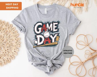 Baseball Game Day Shirt, Mom Shirt, Baseball Shirt For Women, Sports Mom Shirt, Mothers Day Gift, Family Baseball Shirt