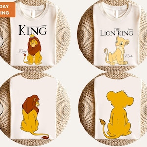 Mufasa Simba King And Future King Disney Shirt, Lion King Disney Father's Day Gift, Magic Kingdom, Disneyland Trip Matching