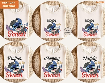 Shirt Stitch Grad, Shirt Stitch Graduation 2026, Shirt Graduate Stitch, Shirt Class of Stitch, Shirt Disney Grad 2026, Shirt Senior Stitch