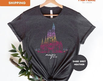 Disney Magic Castle Shirt, Disneyworld Shirt, Magic Kingdom Shirt, Shirt, Disney Trip Shirt, Vintage Disney Shirt