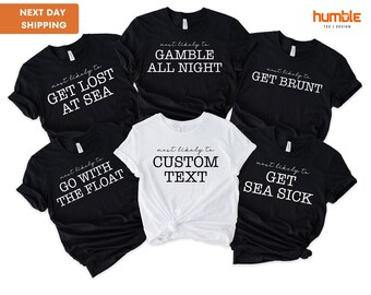 Most Likely to Cruise Shirts, Custom Family Cruise Shirts, Funny Cruise Shirts, Matching Cruise Shirt, Vacation Shirts Family