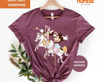 Mickey Minnie Shirt, Disney Tee, Minnie Mouse Shirt, Matching T-Shirt, Mickey T-shirt, Minnie Shirt, Disney Tee, Cute Gift, Disneyland Shirt