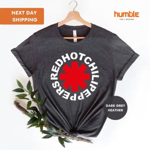 Red Hot Chili Peppers Shirt, Black Summer T-shirt, Rock Band Tee, Red Hot Chili Peppers Fan, Gift For RHCP Fan, Californication Shirt