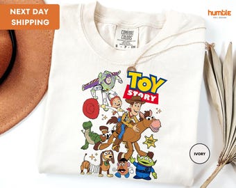 Comfort Colors®Toy Story Land Shirt, Disney Pixar Shirt, Disneyland Matching, Disney Woody Jessie Buzz Lightyear,You've Got A Friend In Me