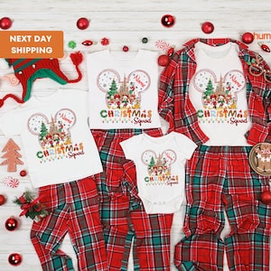 Custom Disney Family Christmas Shirt, Custom Name Disney Christmas Squad, Disney Christmas Shirt, Disney World Shirt