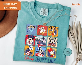 Comfort Colors® Disney Cruise Line shirt,Mickey And Friends Family Cruise Vacation,Disney Cruise 2025 Shirt,Cruise Group Trip