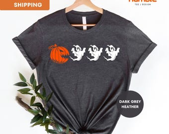 Halloween Ghost Shirt, Funny Halloween, Pumpkin Shirt, Ghost Tee, Halloween Shirt, Halloween Lover Shirt, Halloween Party Gift